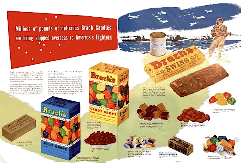 Vintage 1955 Orig Magazine Ad Brach's Candy Enjoy Real Chocolate