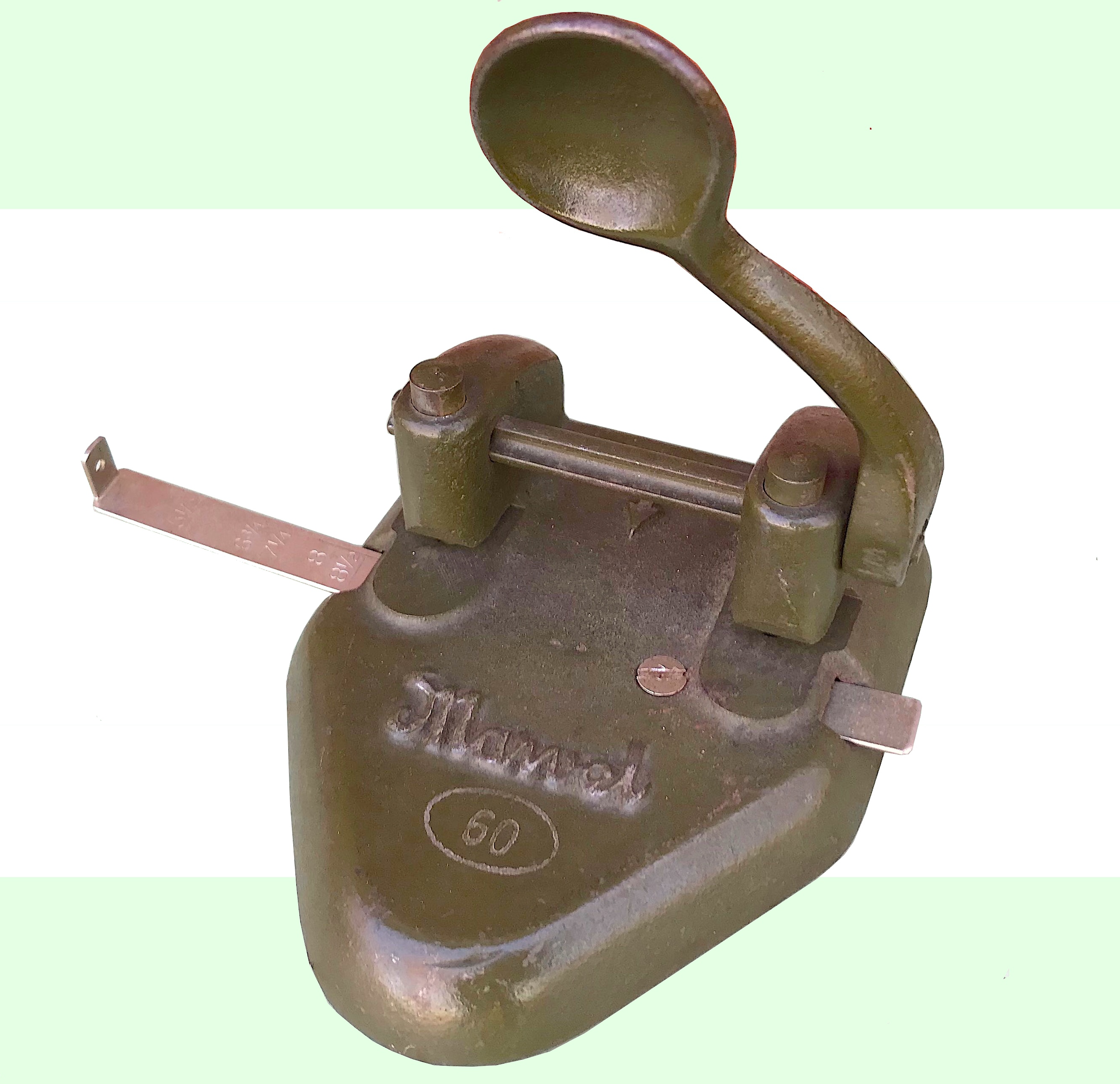 Vintage Wilson Jones Hummer Heavy Duty Metal Adjustable 3 Hole Punch 314 