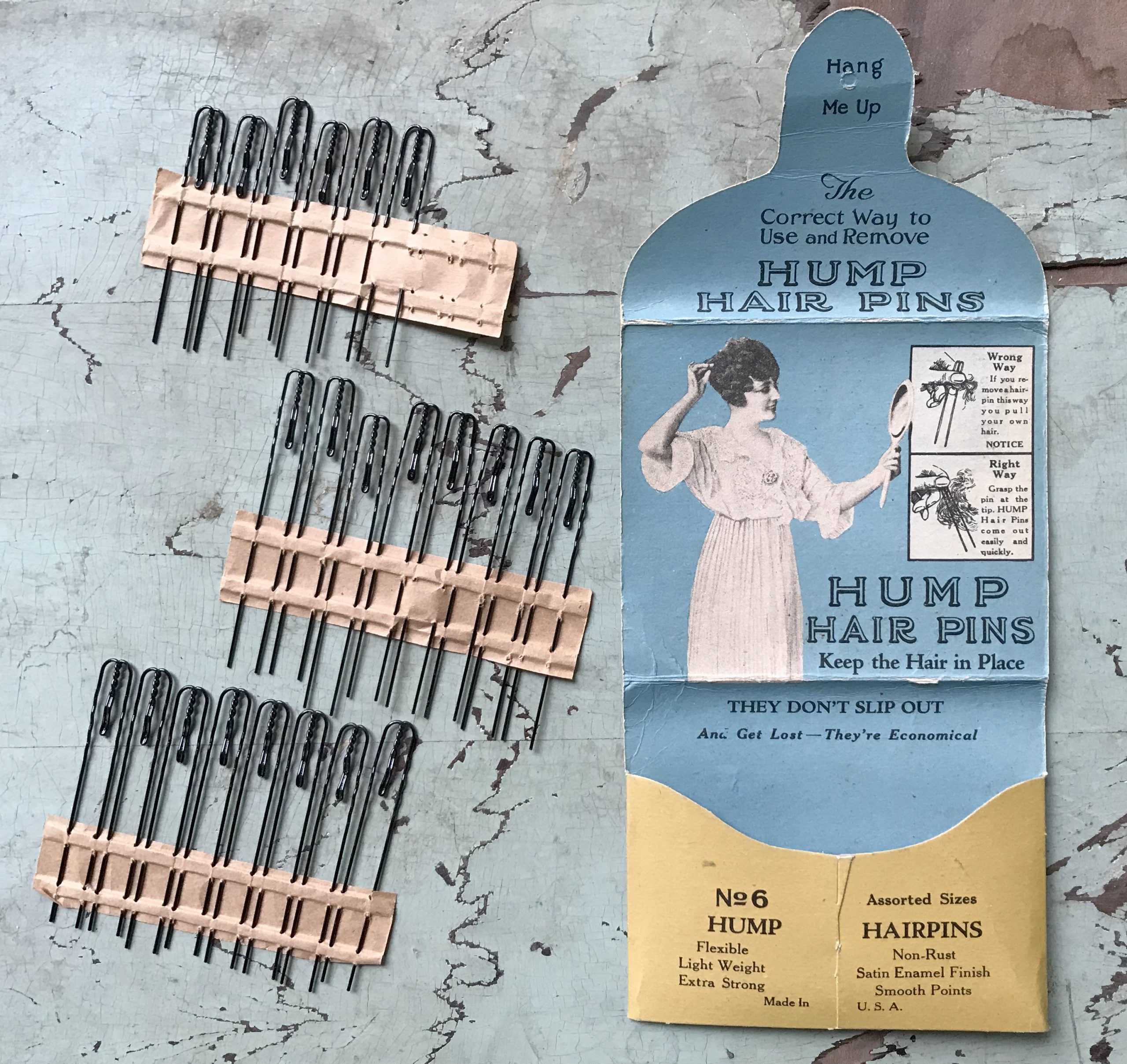 Hump Hair Pin MFG Co., est. 1903 - Made 