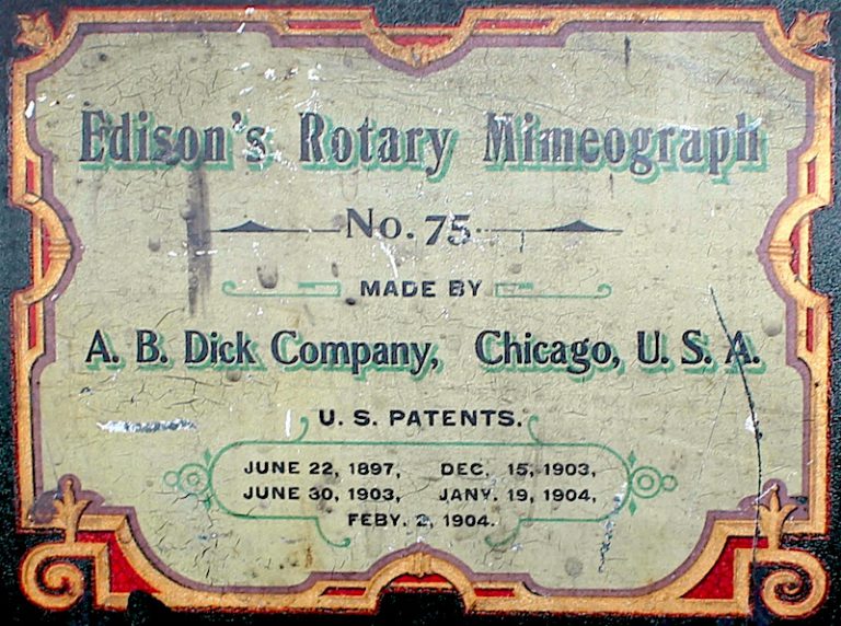 A. B. Dick Company, Est. 1884 - Made-in-Chicago Museum