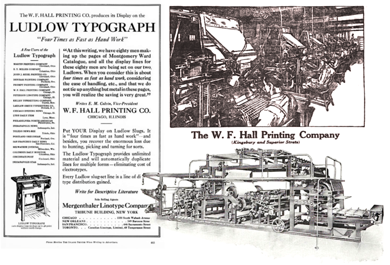 W. F. Hall Printing Co., est. 1893 MadeinChicago Museum