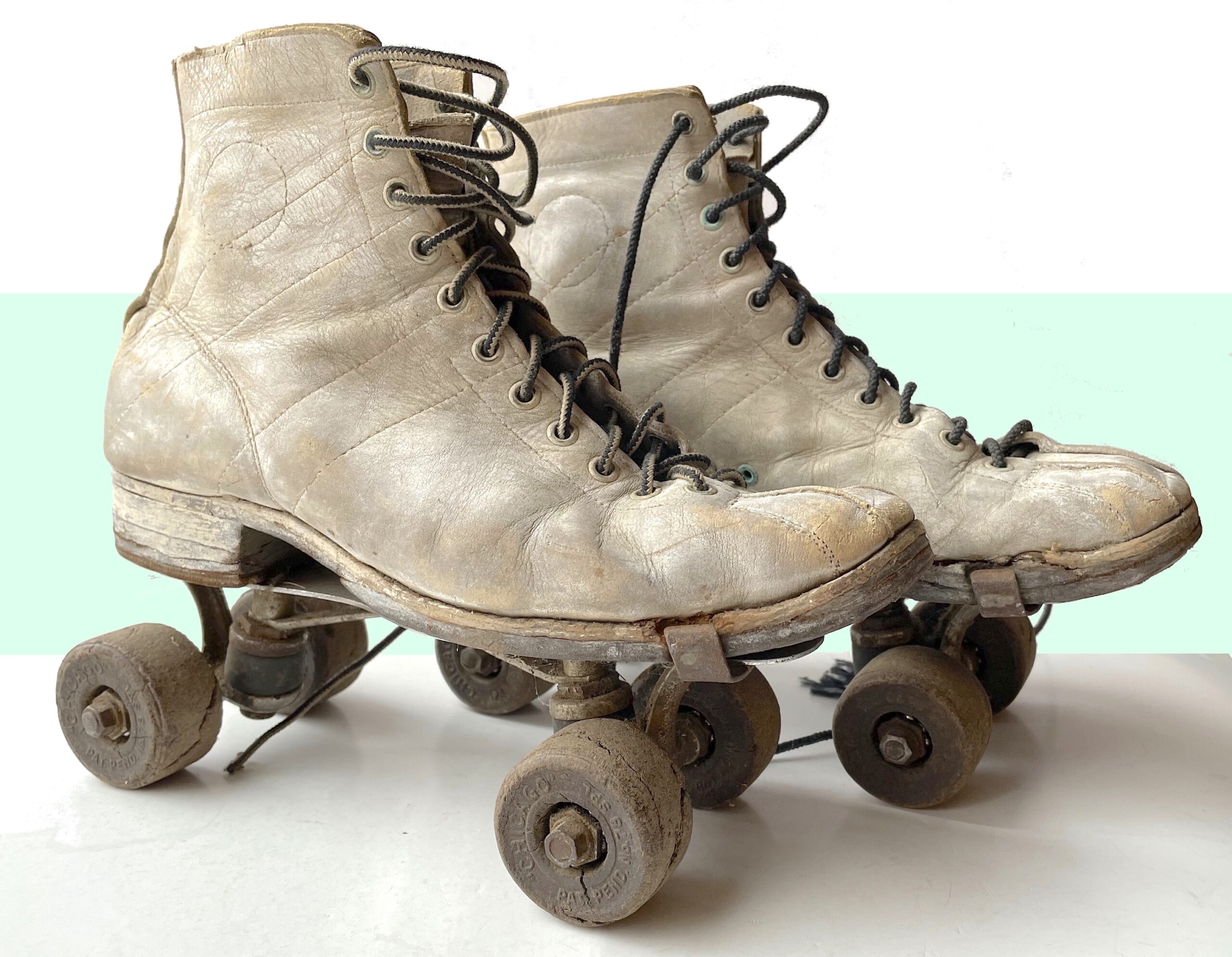 Chicago roller skates vintage all metal with box - lagoagrio.gob.ec
