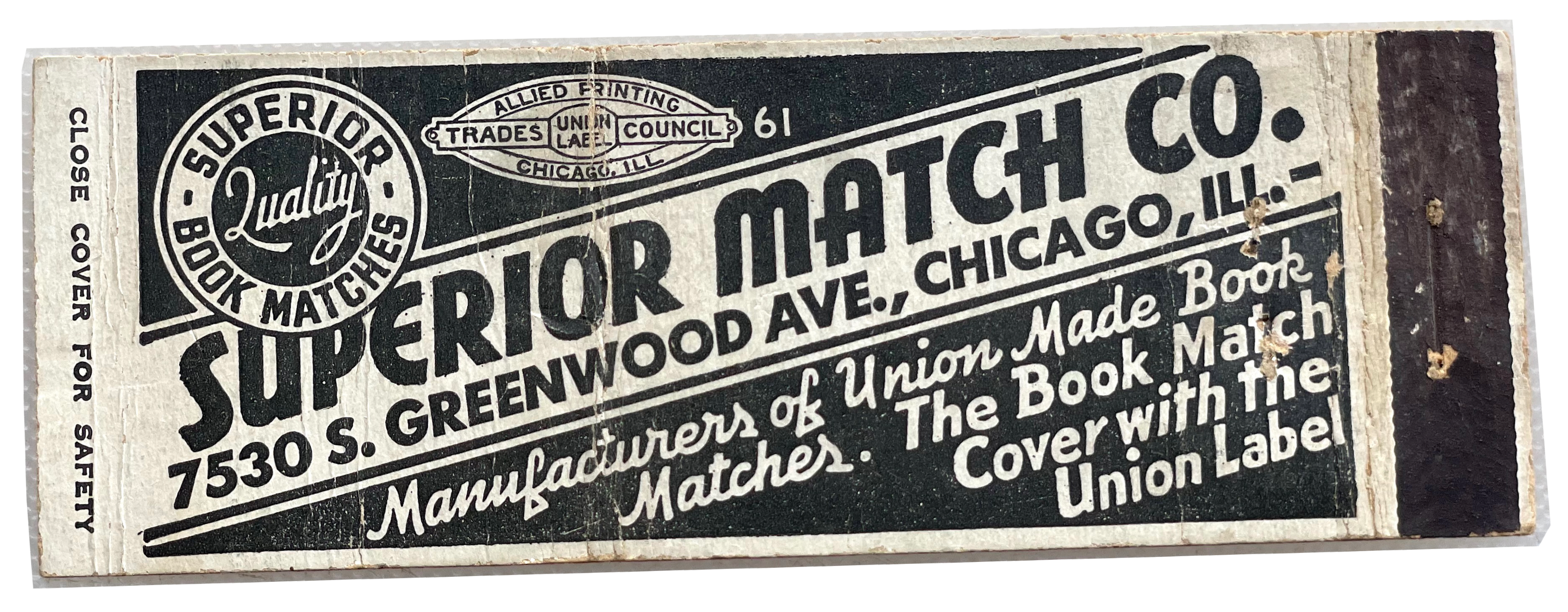 Superior Match Co., est. 1937